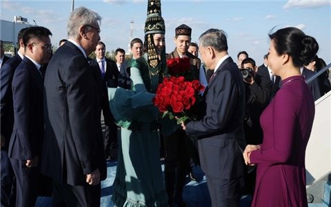 Tổng Bí thư Tô Lâm và Phu nhân bắt đầu thăm cấp Nhà nước Cộng hòa Kazakhstan