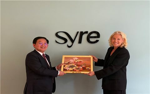 Bình Định trao Giấy chứng nhận đăng ký đầu tư cho Công ty SYRE Impact AB tại Thụy Điển