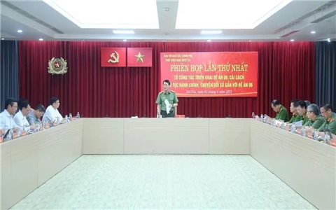 Tổ công tác triển khai Đề án 06 tổ chức Phiên họp lần thứ nhất