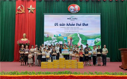 Lan tỏa yêu thương đến trẻ em vùng cao - Mộc Châu Milk nối dài hành trình vì cộng đồng