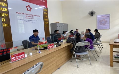 Thủ tục hành chính thông suốt - Củng cố niềm tin của người dân