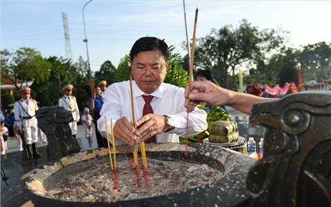Tỉnh An Giang dâng hương, tưởng nhớ các Anh hùng Liệt sĩ