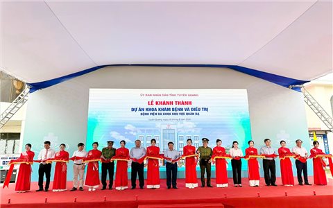 Tuyên Quang: Khánh thành công trình Khoa Khám bệnh và điều trị do Tổng Bí thư Tô Lâm trao tặng