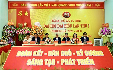 Gia Lai xây dựng xã Ia Hrú phát triển toàn diện, bền vững trong giai đoạn mới