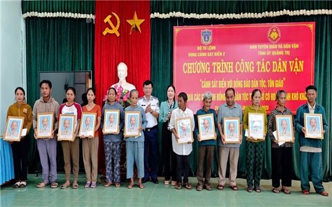 Quảng Trị: Vùng 2 Cảnh sát biển đồng hành cùng ngư dân, đồng bào dân tộc và tôn giáo