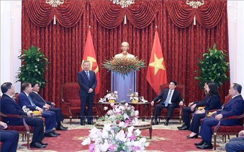 Tổng Bí thư và Chủ tịch nước dự lễ bàn giao Trụ sở làm việc Cơ quan Chủ tịch nước