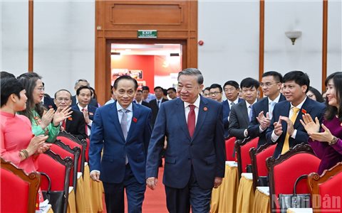 Tổng Bí thư Tô Lâm dự Đại hội đại biểu Đảng bộ Văn phòng Trung ương Đảng nhiệm kỳ 2025-2030