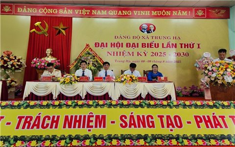 Trung Hạ phấn đấu trở thành xã phát triển vững mạnh khu vực miền núi