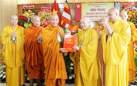 Cà Mau: Hòa thượng Thạch Hà được chuẩn y giữ chức Trưởng ban Trị sự Giáo hội Phật giáo Việt Nam tỉnh