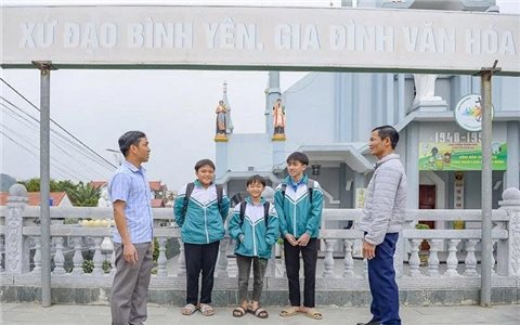 Cộng đồng giáo dân xứ Thanh nuôi dưỡng tinh thần hiếu học