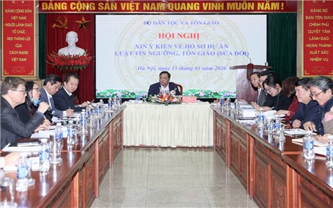 Thứ trưởng Nguyễn Hải Trung: Sửa đổi Luật Tín ngưỡng, tôn giáo phải bảo đảm tính hài hòa, phù hợp