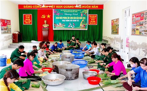 Nhân dân xã đảo Cù Lao Dung đón tết sớm