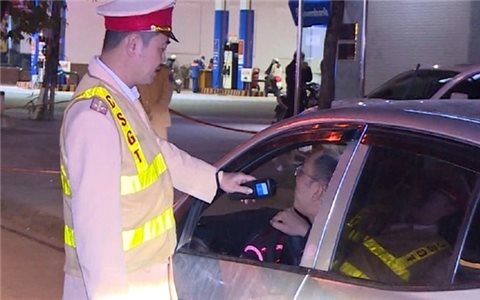 70 trường hợp vi phạm nồng độ cồn trong ngày đầu nghỉ Tết