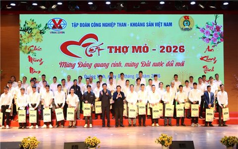 Lan tỏa Tết ấm ngành Than tại Chương trình Tết thợ mỏ - 2026