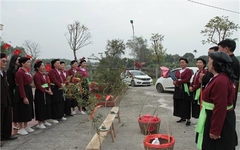 Đám cưới người Sán Dìu - Một cách trao truyền nét đẹp văn hóa truyền thống