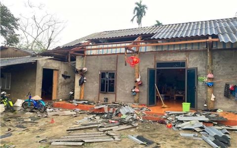 Lào Cai: Mưa to kèm gió lốc gây thiệt hại trên 5 tỷ đồng