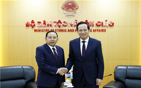 Bộ trưởng Bộ Dân tộc và Tôn giáo Đào Ngọc Dung: Đưa hợp tác dân tộc, tôn giáo Việt Nam - Campuchia đi vào chiều sâu, thực chất và hiệu quả