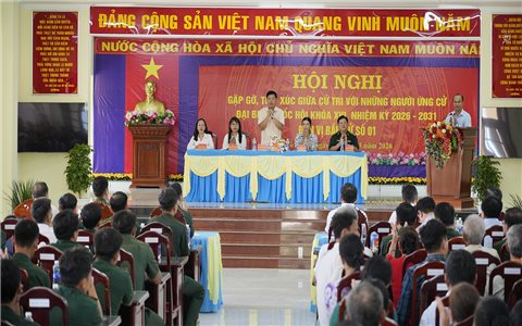 Tiếp xúc cử tri đặc khu Thổ Châu: Nâng cao đời sống Nhân dân và phát triển bền vững địa phương là ưu tiên số 1