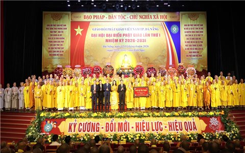 Đại hội đại biểu Phật giáo thành phố Đà Nẵng lần thứ I: “Kỷ cương - Đổi mới - Hiệu lực - Hiệu quả”