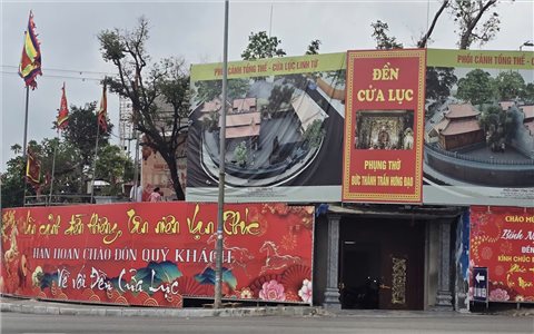 Tôn tạo, tu bổ Đền Cửa Lục, tri ân tiền nhân, tạo điểm dừng chân trong tuyến du lịch văn hóa tâm linh