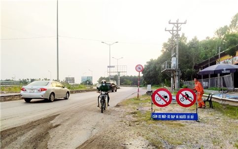 Sông Công (Thái Nguyên): Nguy cơ tai nạn giao thông cao vì dân phải đi ngược chiều!