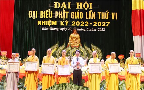 Đại hội đại biểu Phật giáo tỉnh Bắc Giang lần thứ VI nhiệm kỳ 2022 - 2027