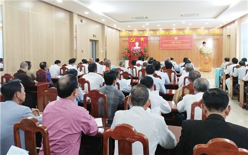 Cà Mau: Quán triệt Nghị quyết Hội nghị Trung ương 5 khóa XIII cho hơn 100 chức sắc tôn giáo