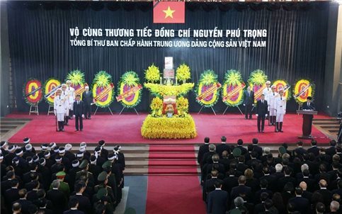 Lời cảm ơn của Ban Lễ tang Nhà nước và gia đình đồng chí Tổng Bí thư Nguyễn Phú Trọng