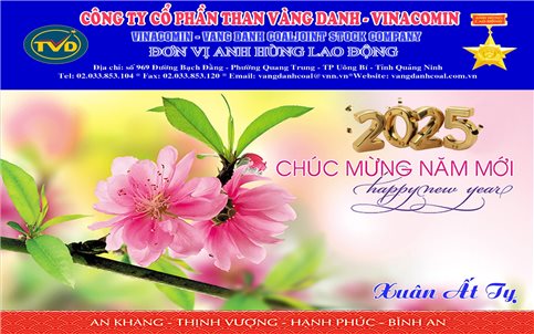 Công ty Cổ phần Than Vàng Danh - Vinacomin: Chúc mừng năm mới