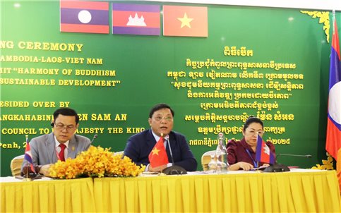 Phát biểu của Thứ trưởng Bộ Dân tộc và Tôn giáo Nguyễn Hải Trung tại Hội nghị Thượng đỉnh Phật giáo Việt Nam -Lào-Campuchia