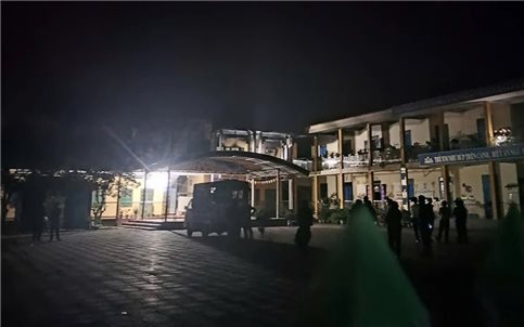 Cháy trường mầm non ở xã Thác Bà, nghi có nạn nhân tử vong