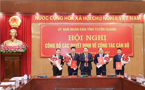 Bổ nhiệm Phó Giám đốc Sở Dân tộc và Tôn giáo tỉnh Tuyên Quang