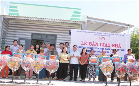 Ninh Thuận: Bàn giao nhà ở cho đồng bào DTTS xã Bắc Sơn