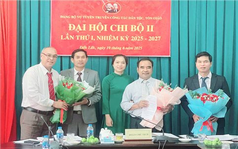 Chi bộ 2, Vụ Tuyên truyền công tác dân tộc, tôn giáo: Phát huy dân chủ, đoàn kết, đổi mới, trách nhiệm, kỷ cương xây dựng Chi bộ vững mạnh