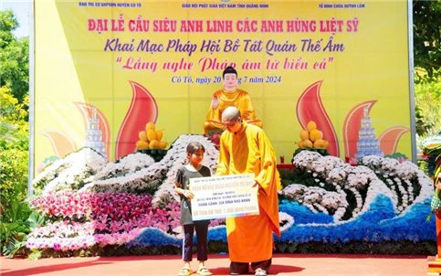 Đại đức Thích Khai Từ gieo mầm Phật pháp nơi đầu sóng