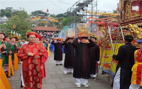 Khai hội Đền Cửa Ông với quy mô rước lớn nhất từ trước đến nay