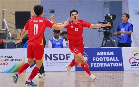 Tuyển Futsal Việt Nam thắng đậm Australia 4 - 0, giành hạng Ba Đông Nam Á 2026