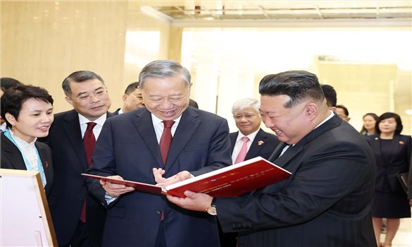Tổng Bí thư Tô Lâm hội đàm với Tổng Bí thư, Chủ tịch Quốc vụ Triều Tiên Kim Jong Un