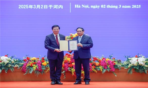 Lễ trao danh hiệu "Giáo sư danh dự" Đại học Thanh Hoa tặng Thủ tướng Phạm Minh Chính