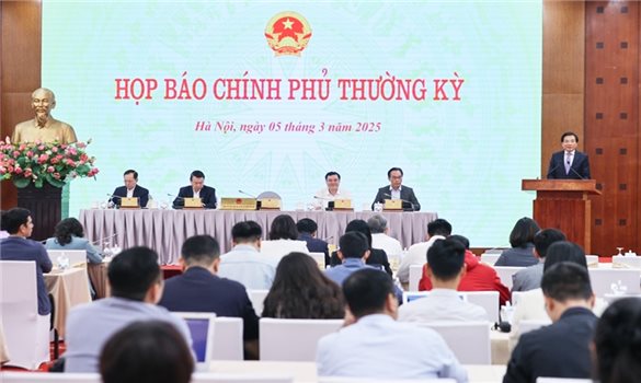 Họp báo Chính phủ thường kỳ tháng 2 năm 2025