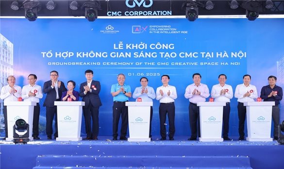 Thủ tướng Phạm Minh Chính dự khởi công Tổ hợp không gian sáng tạo CMC
