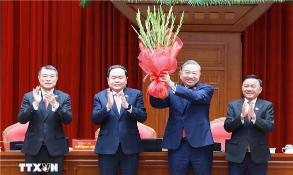 Đồng chí Tô Lâm được bầu giữ chức Tổng Bí thư Ban Chấp hành Trung ương Đảng khóa XIV