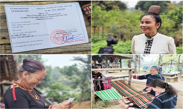 Nhiều cử tri ở “Ngôi nhà chung” hân hoan khi lần đầu được bỏ phiếu tại Thủ Đô