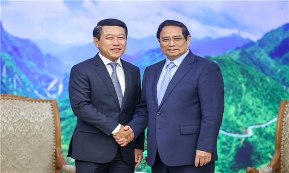 Thủ tướng Phạm Minh Chính tiếp Phó Thủ tướng Chính phủ, Bộ trưởng Ngoại giao Lào