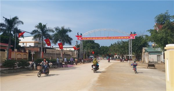 Xã Quang Thành (Nghệ An): Vững bước xây dựng nông thôn mới nâng cao