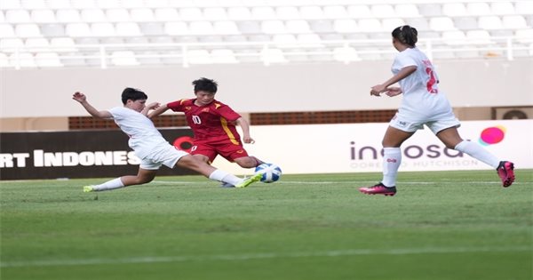 เวียดนามเผชิญหน้ากับประเทศไทยในรอบสุดท้ายของการแข่งขันชิงแชมป์หญิงชิงแชมป์เอเชียตะวันออกเฉียงใต้ U19 ปี 2023
