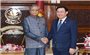 Chủ tịch Quốc hội Vương Đình Huệ hội kiến Tổng thống Bangladesh