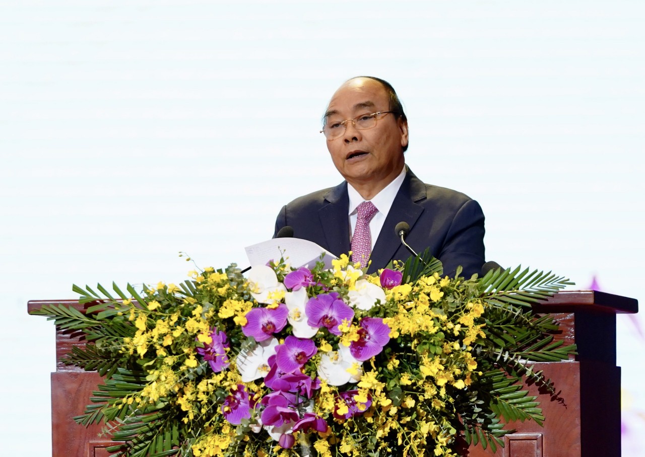Thủ tướng Chính Phủ Nguyễn Xuân Phúc phát biểu chỉ đạo tại Đại hội