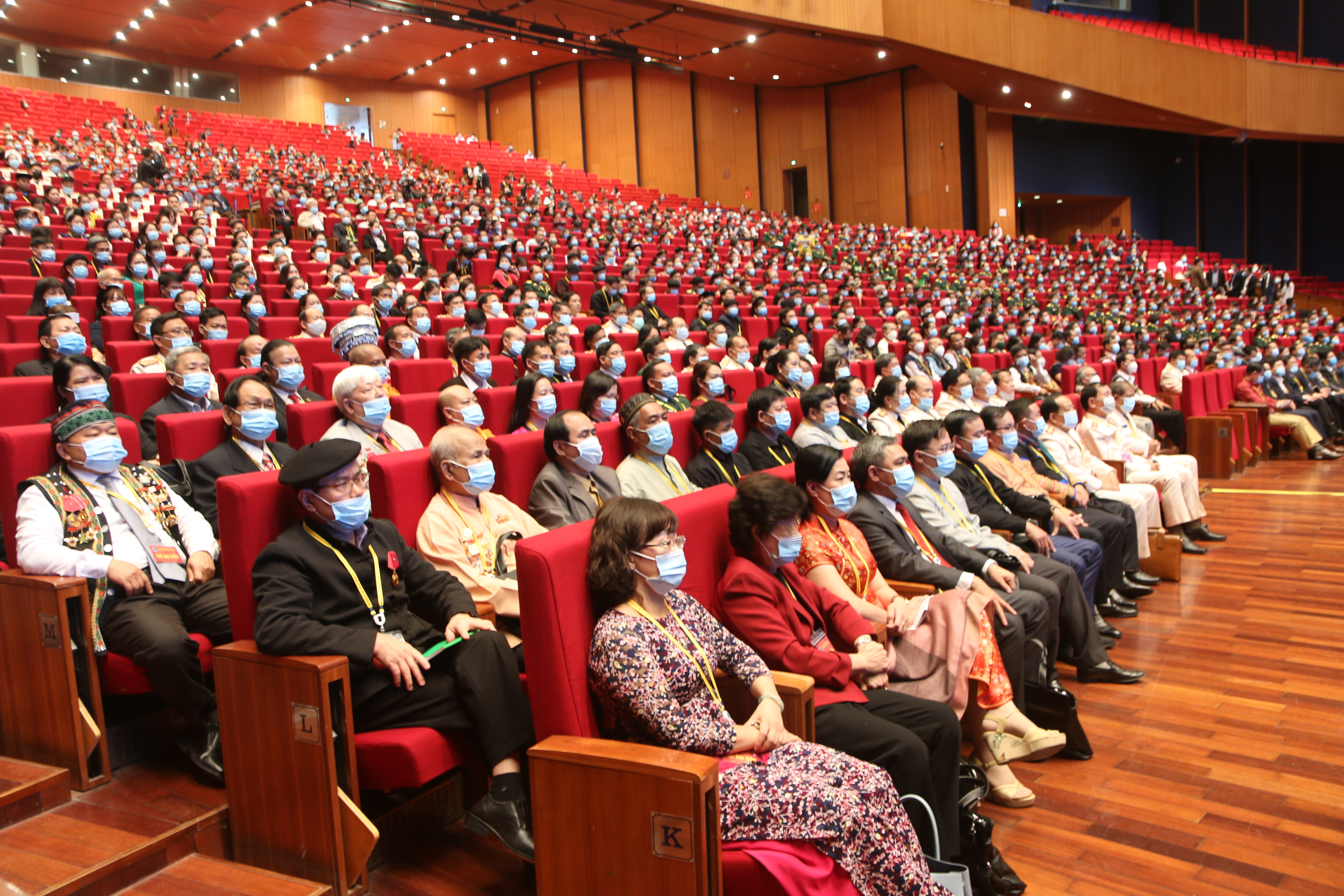 Các đại biểu tham dự phiên phiên trù bị Đại hội