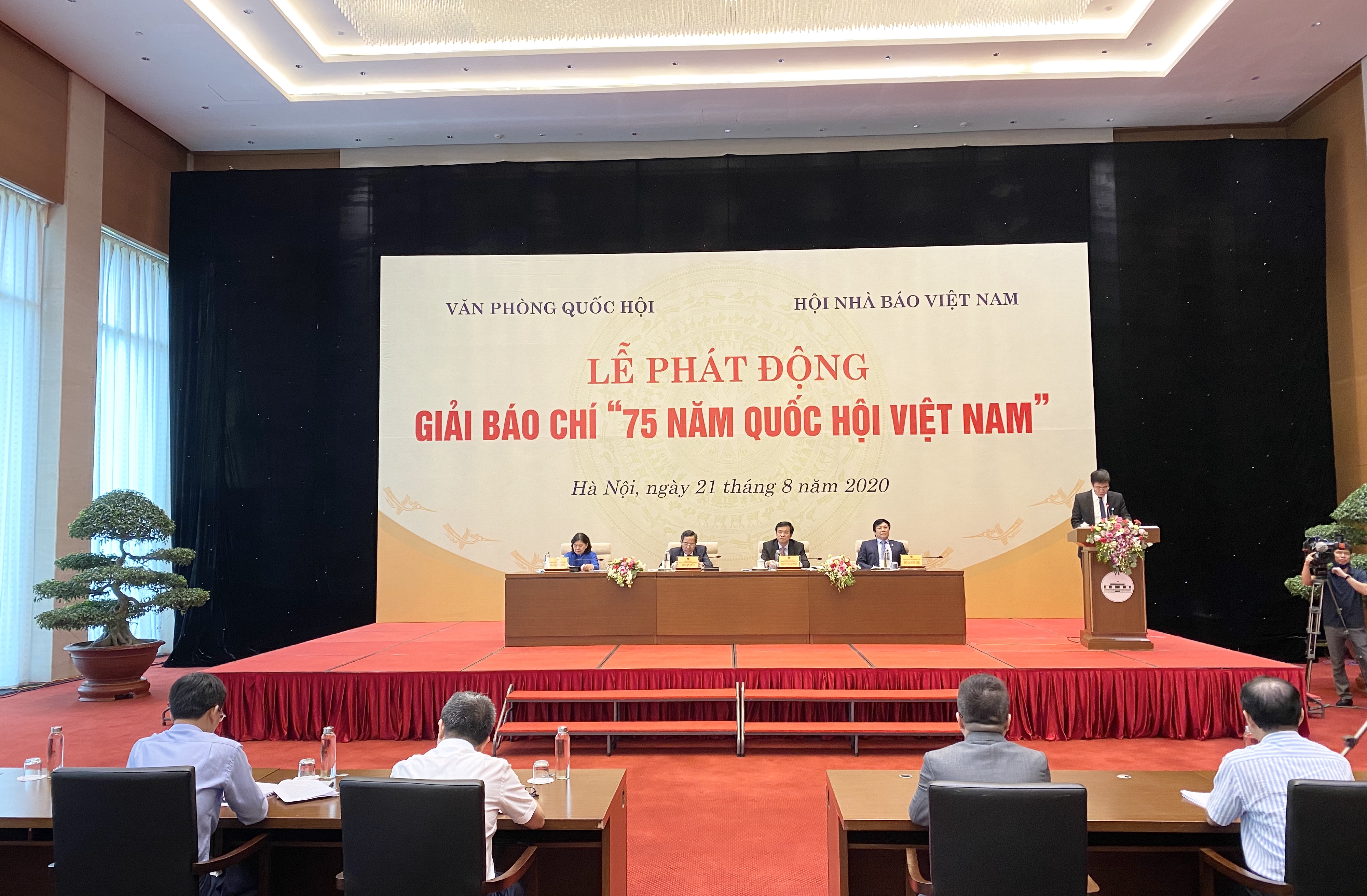 Toàn cảnh Lễ phát động Giải báo chí “75 năm Quốc hội Việt Nam”